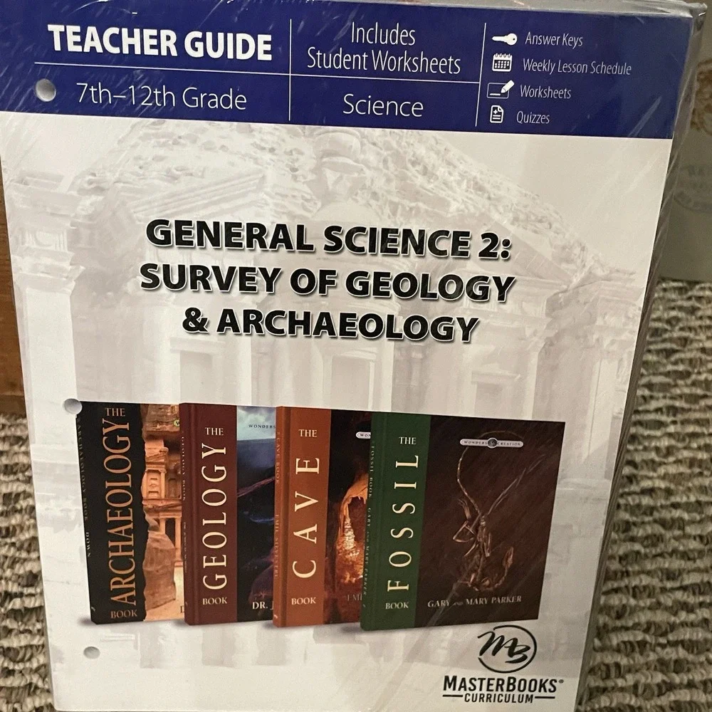NEW MasterBooks‎ Homeschool Curriculum Science 7-12 Teacher/Student (lot of 5)